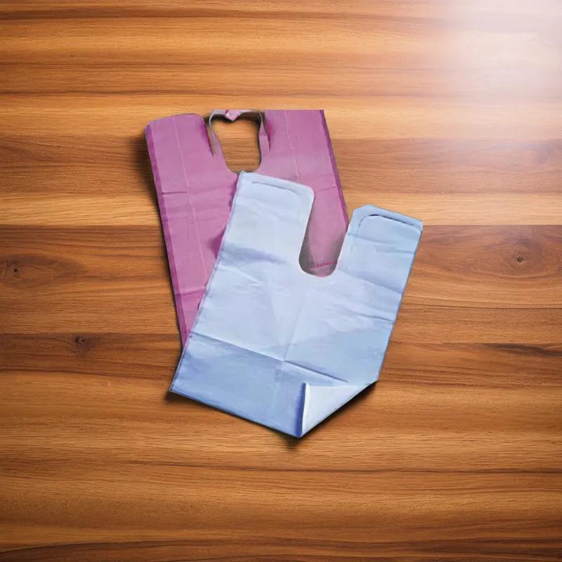 Dental Specialty Bib 18X25 IN Blue Tissue Paper Plastic With Ties 250/Case