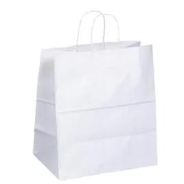 Shopper Bag 14.5X9X16.25 IN 65# White Kraft With Handles 200/Case
