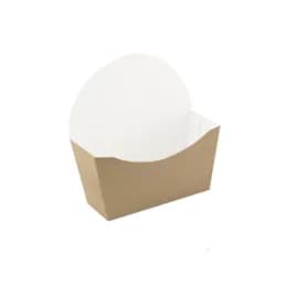 Bagel Box 4.7X1.7X4.7 IN Corrugated Paperboard Kraft 50 Count/Pack 20 Packs/Case 1000 Count/Case