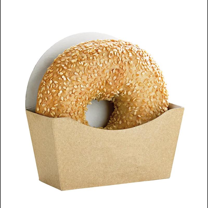 Bagel Box 4.7X1.7X4.7 IN Corrugated Paperboard Kraft 50 Count/Pack 20 Packs/Case 1000 Count/Case