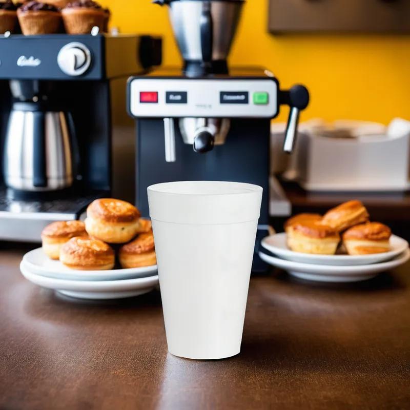 Cup 32 OZ Polystyrene Foam White 400/Case