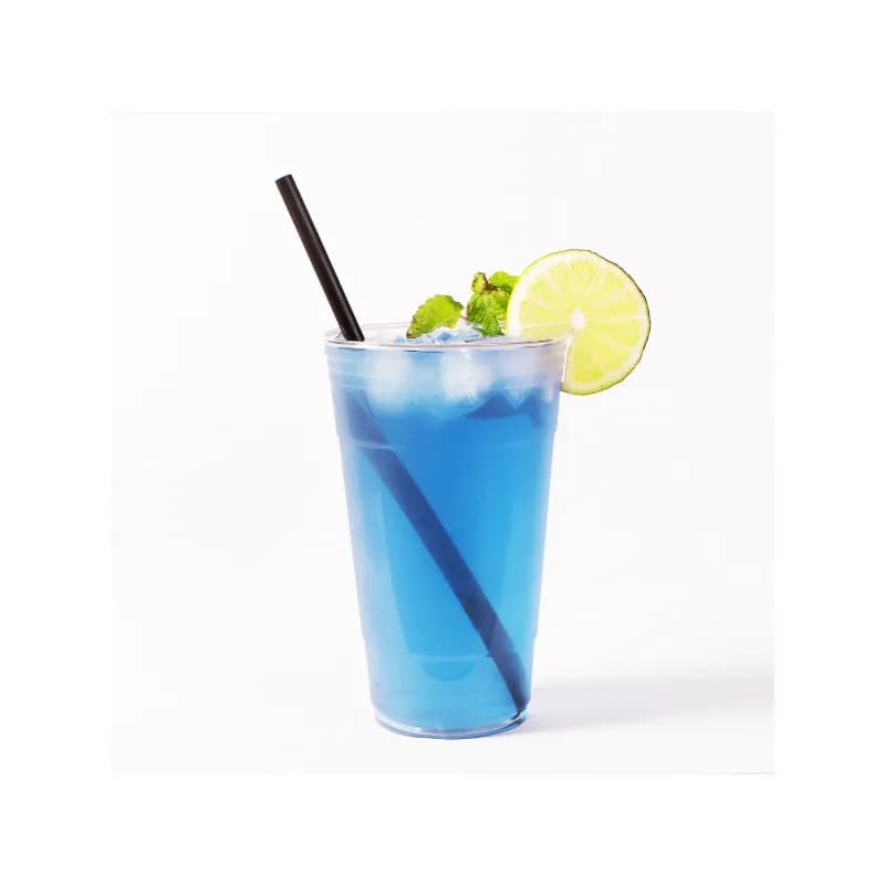 Giant Straw 9 IN Paper Black Wrapped 2500/Case