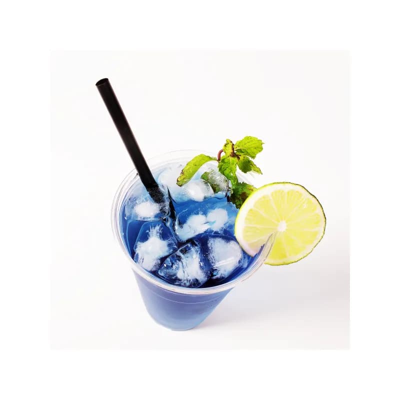 Giant Straw 9 IN Paper Black Wrapped 2500/Case