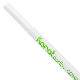 Giant Straw 7.75 IN Paper White Paper Wrapped 2000/Case