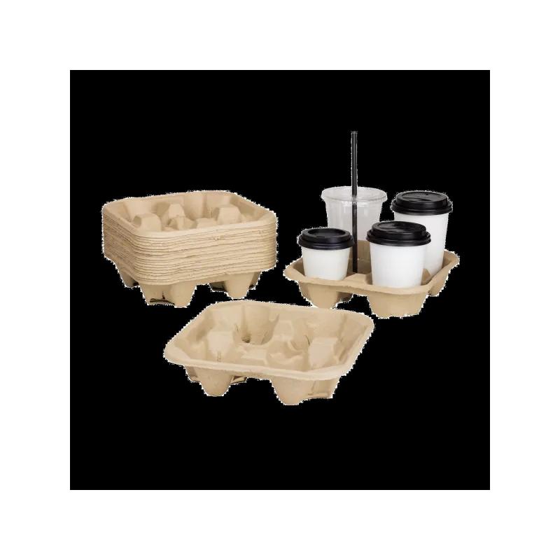 Cup Carrier 4 Compartment Paper For 8-32 OZ 300/Case