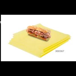 Bagcraft® Sandwich Wrap Basket Liner 12X12 IN Wax Coated Paper Yellow Grease Resistant 1000 Count/Pack 5 Packs/Case