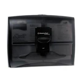 Scott® Toilet Seat Cover Dispenser 17.5X13.25X2.25 IN Wall Mount Black Half-Fold 1/Each