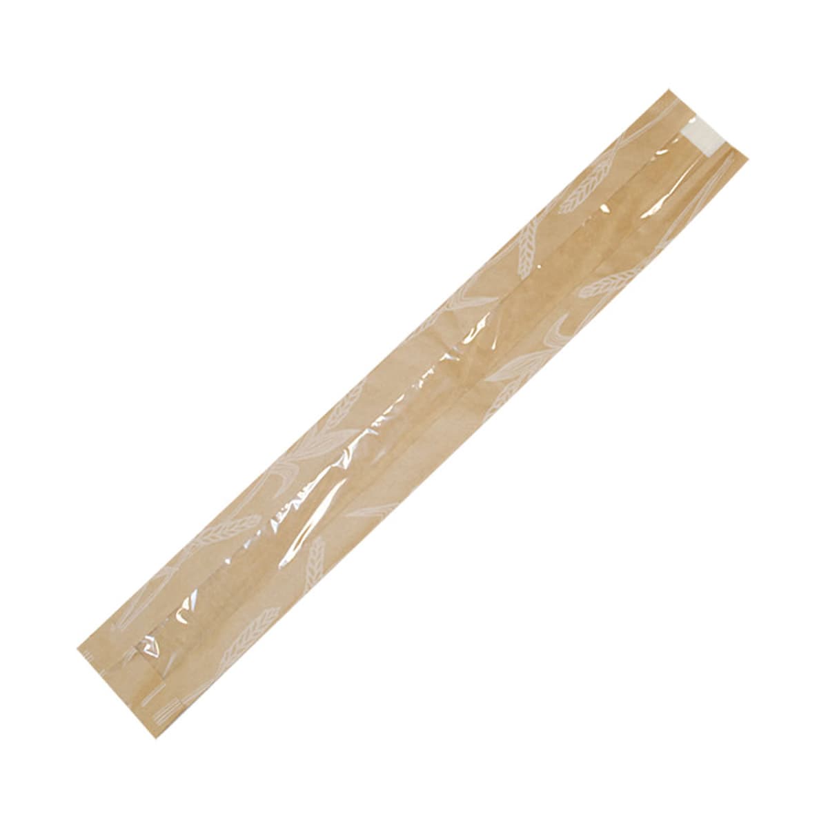 Bagcraft® Bread Bag 3.5X2X24 IN Paper Kraft Wheat With Window 1000/Case