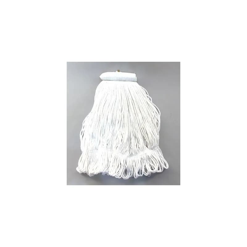 Mop Head 24 OZ White Screw Type Looped 12/Case