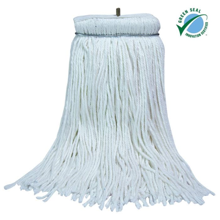 Mop Head 32 OZ Rayon Synthetic Fiber Flat Screw Type 1/Each