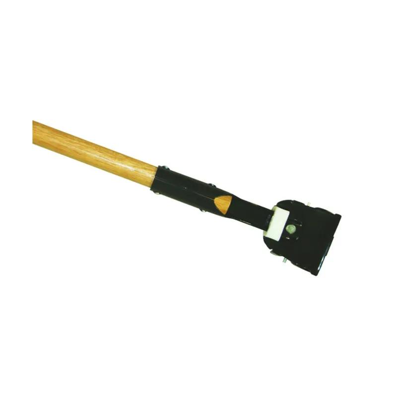 Mop Handle 60X0.938 IN Wood Clip On Connector Swivel Head 1/Each