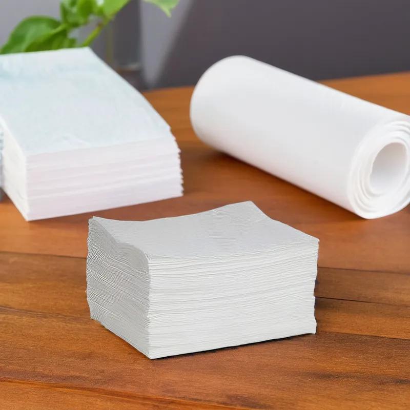 Oil Absorbent Pad 19X15 IN White Medium Weight PP Low Lint High Absorbency 100/Case