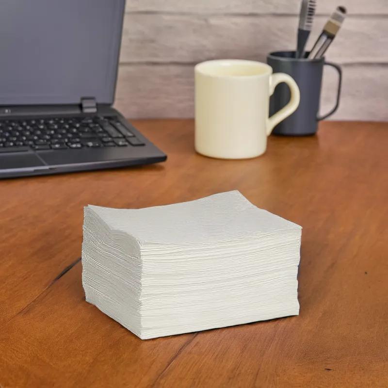 Oil Absorbent Pad 19X15 IN White Medium Weight PP Low Lint High Absorbency 100/Case
