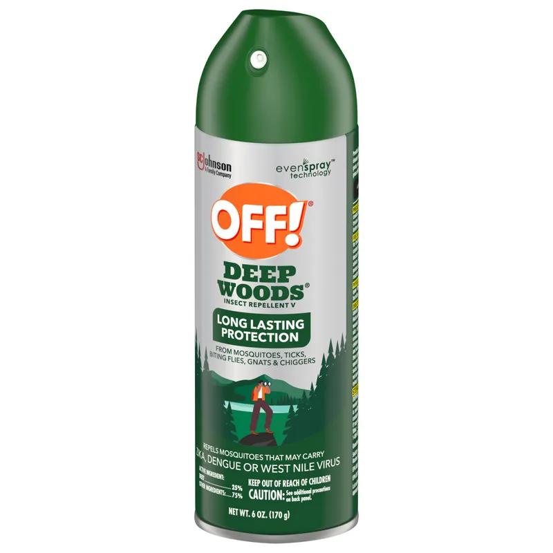OFF! Deep Woods Off! Insect Repellent 6 OZ Flying Insect Tick 12/Case