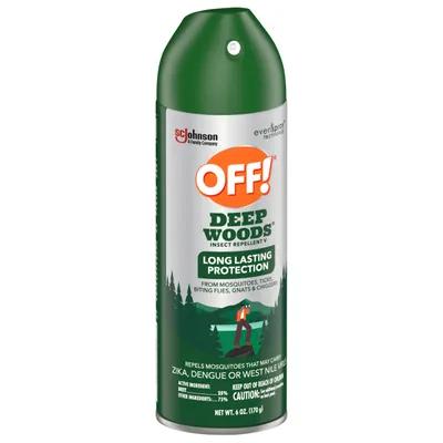 OFF! Deep Woods Off! Insect Repellent 6 OZ Flying Insect Tick 12/Case