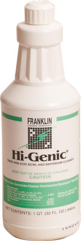 Fuller Hi-Genic® Floral Restroom Cleaner 32 OZ Non-Acid 12/Case