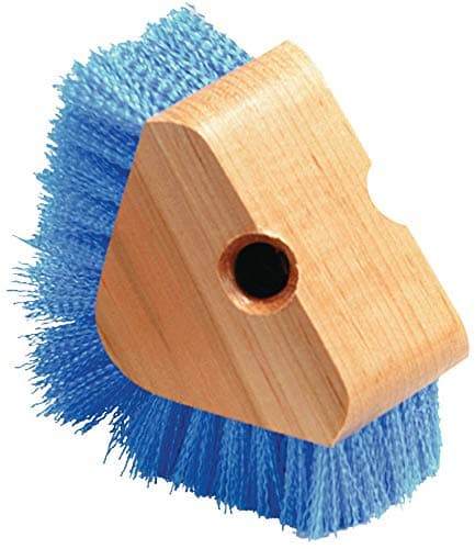 Carlisle Foodservice Products® Corner Brush Wood Blue Triangle 1/Each