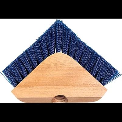 Carlisle Foodservice Products® Corner Brush Wood Blue Triangle 1/Each