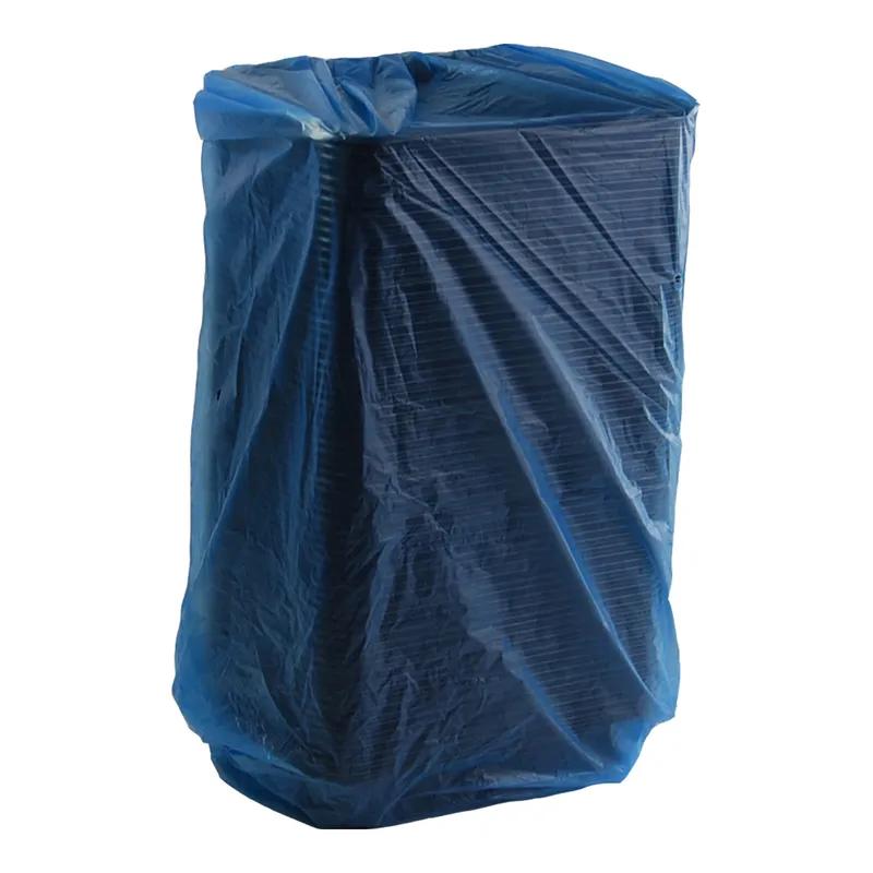 Bakery Tray 32 OZ 6.5X8.5X1.5 IN CPET Black Rectangle Dual Ovenable 390/Case