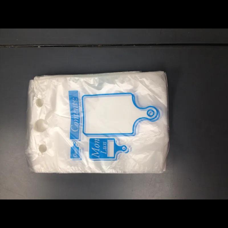 Bag 6X7 IN Plastic Clear Monday Portion Bag Saddlepack 2000/Case