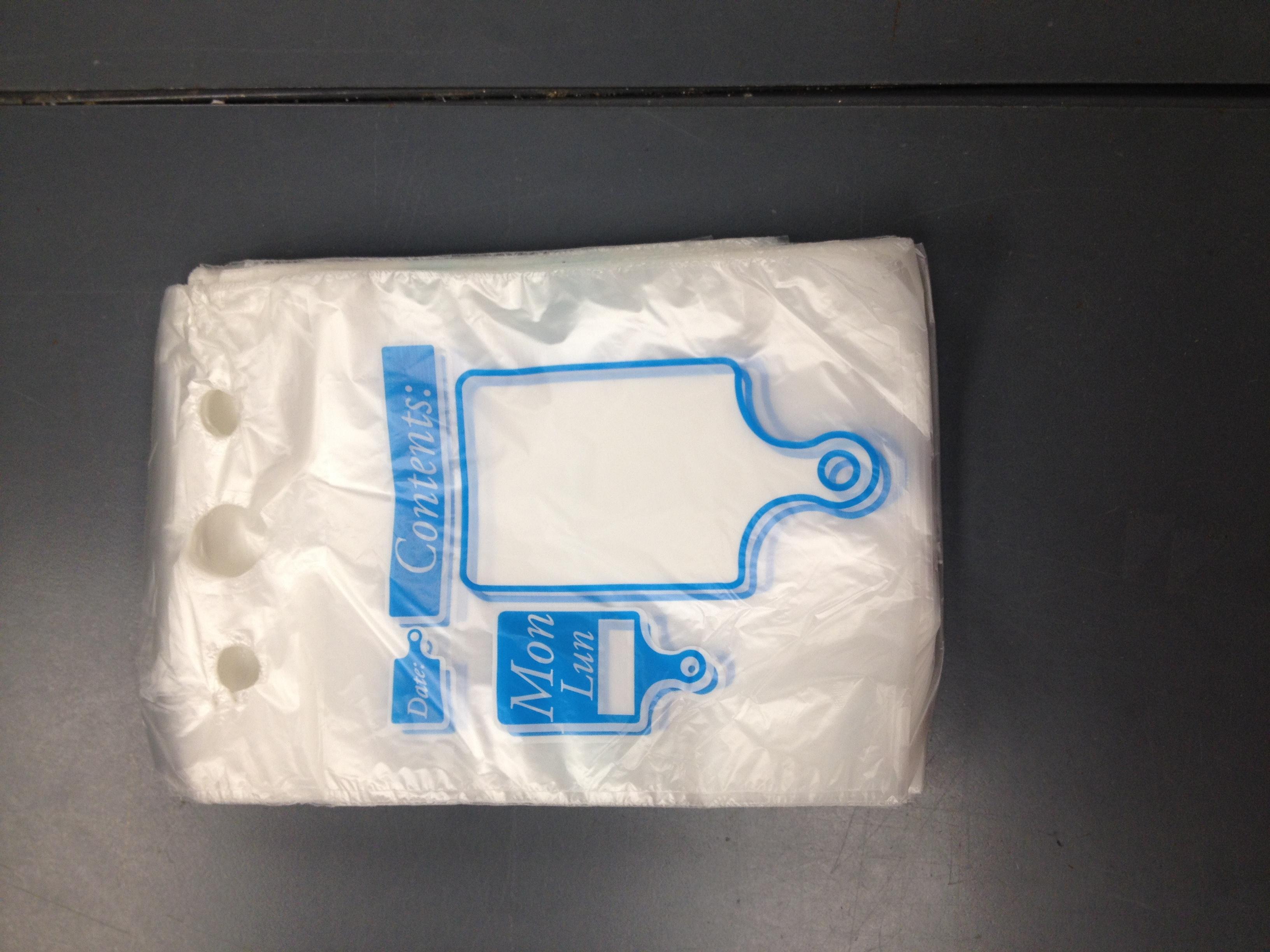 Bag 6X7 IN Plastic Clear Monday Portion Bag Saddlepack 2000/Case