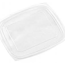 Deli Container Hinged With Flat Lid 32 OZ Clear 200/Case