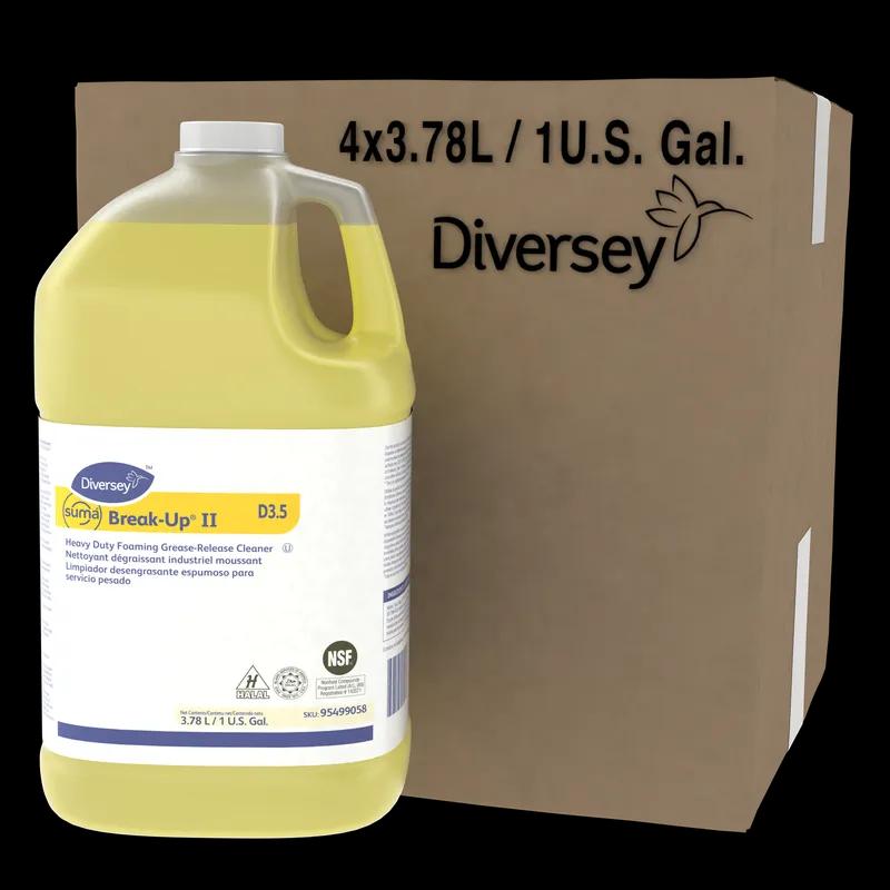 Suma® Break-Up® Degreaser 1 GAL Multi Surface Heavy Duty Liquid RTU Foam Kosher 4/Case