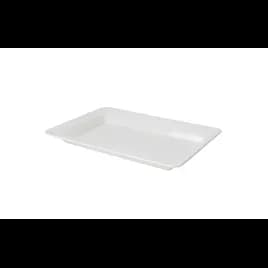 Platter Pleasers Serving Tray 10X8 IN Plastic White Rectangle 25/Case