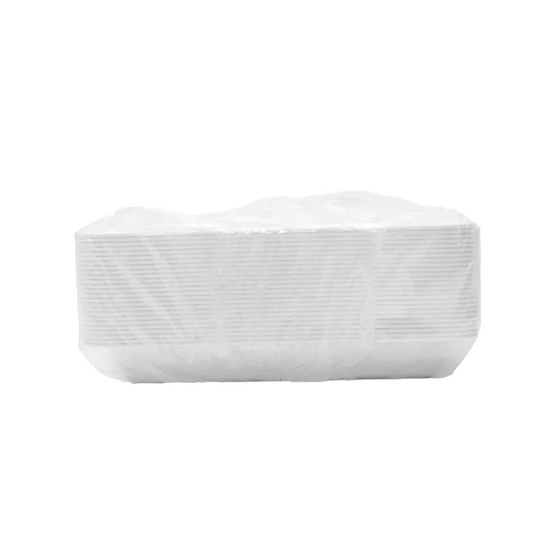 Platter Pleasers Serving Tray 10X8 IN Plastic White Rectangle 25/Case