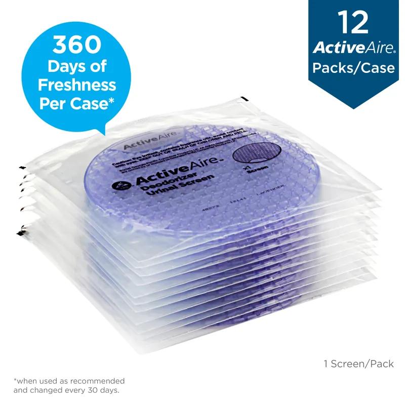 ActiveAire® Urinal Screen Lavender Purple Plastic Deodorizer 12/Case