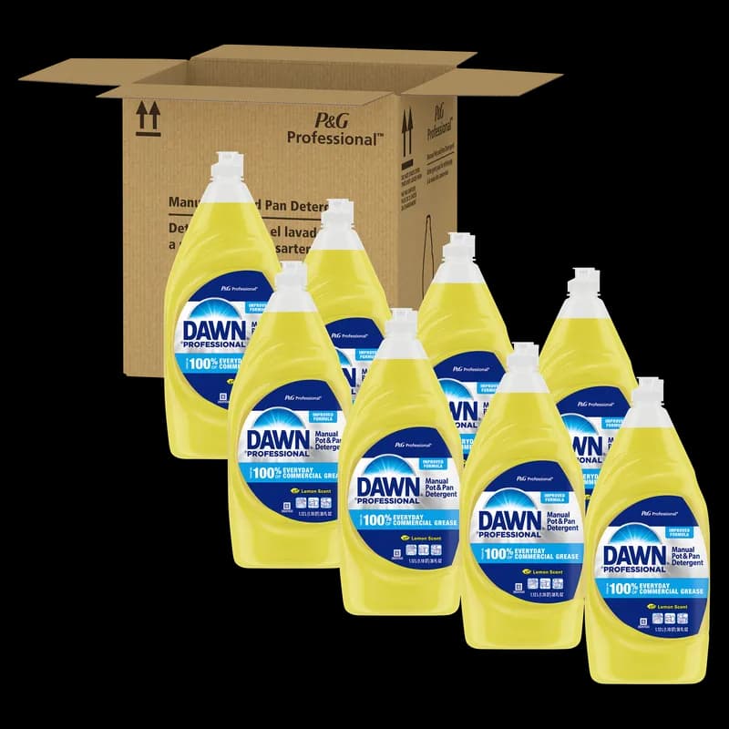Dawn® Professional Lemon Manual Dish Detergent 38 FLOZ Liquid 8/Case