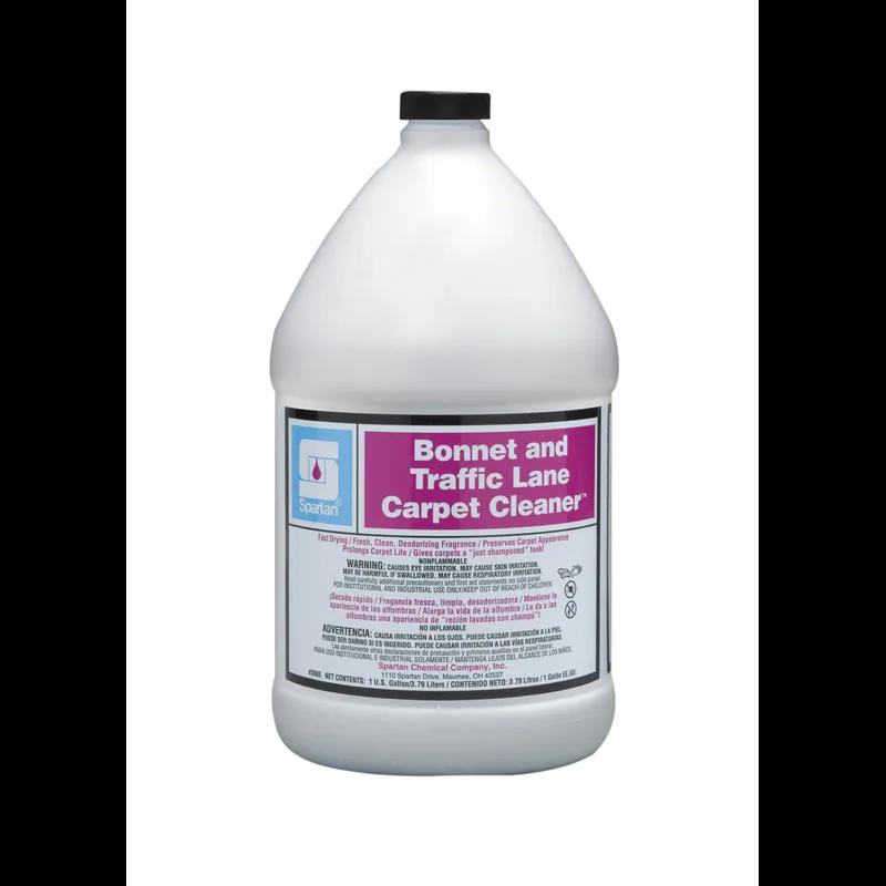Bonnet & Traffic Lane Floral Carpet Cleaner Bonnet 1 GAL Alkaline Concentrate Fast Drying 4/Case