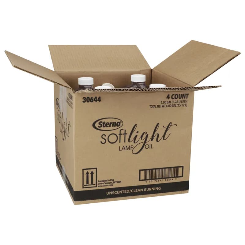 SoftLight Lamp Torch Paraffin Fuel 1 GAL Clear 4/Case