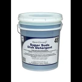 SparClean® Super Suds 48 Clean Scent Manual Dish Detergent 5 GAL Blue Neutral Liquid 1/Pail