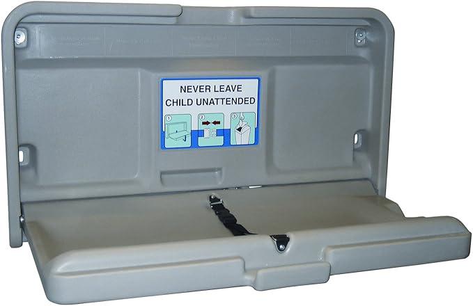 Impact® Baby Changing Station 35X20 IN Gray Plastic 1/Each