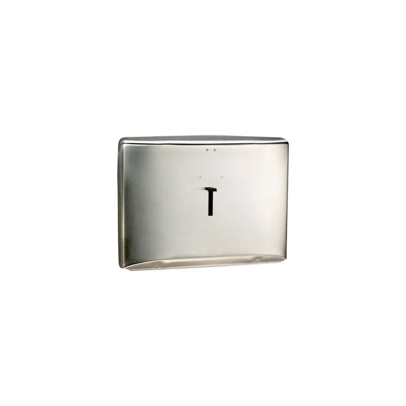 Scott® Reflections Toilet Paper Dispenser 16.63X12.25X2.5 IN Stainless Steel Wall Mount, Locking Stainless 1/Each