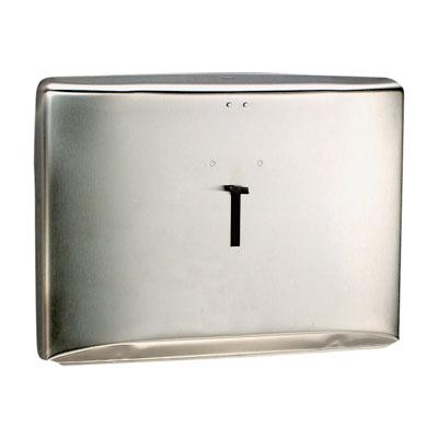 Scott® Reflections Toilet Paper Dispenser 16.63X12.25X2.5 IN Stainless Steel Wall Mount, Locking Stainless 1/Each