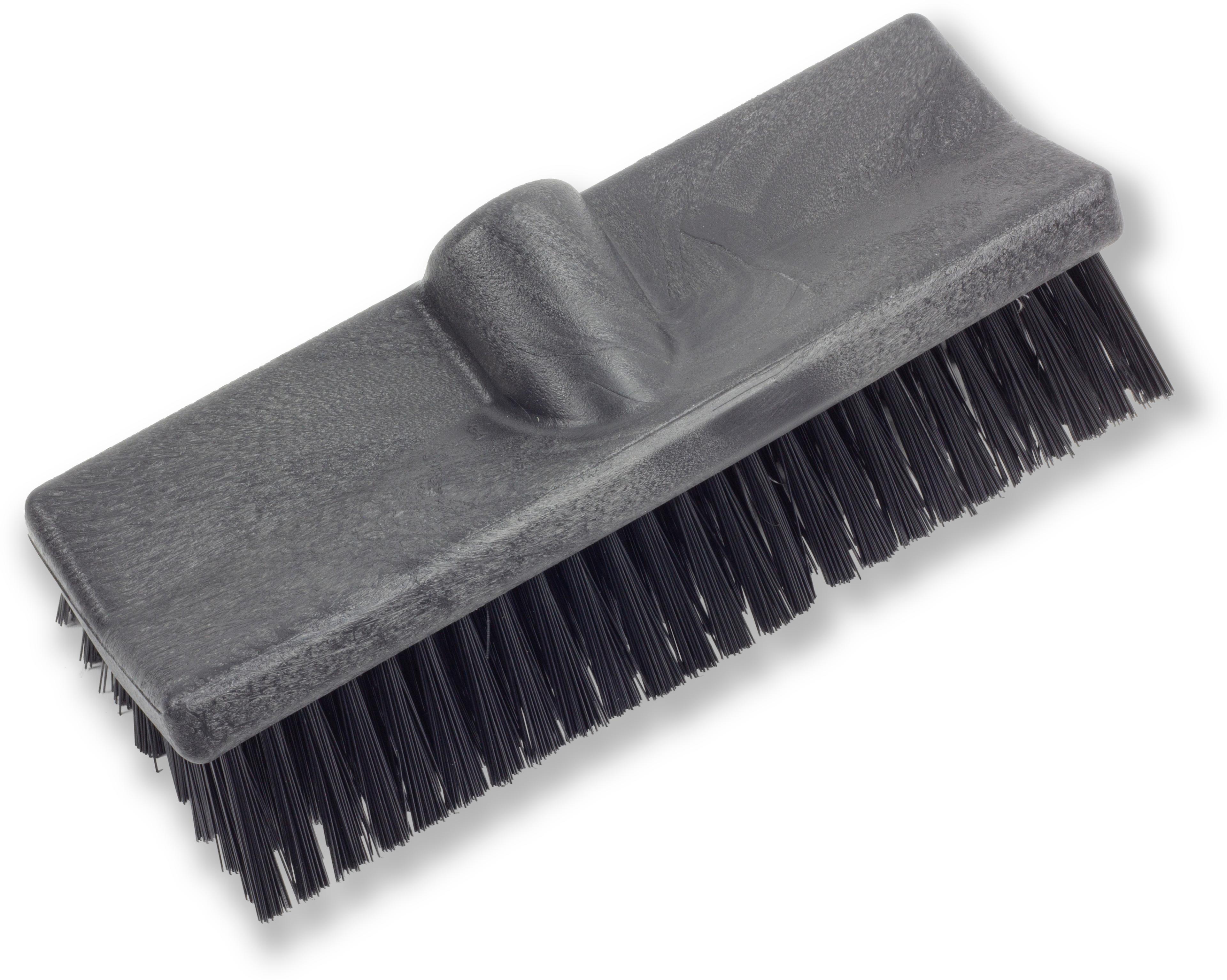 Sparta® Deck Brush 10 IN Plastic Black Color Coded Bi-Level 1/Each