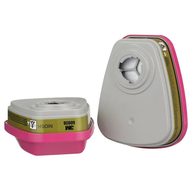 3M™ 60926 Vapor & Acid Gas Cartridge 4.2X3.4 IN Pink 2 Count/Pack 60 Count/Case