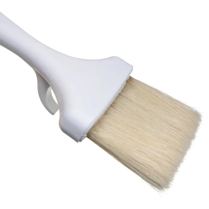 Pastry Brush 3 IN Boar Bristle Plastic White 1/Each