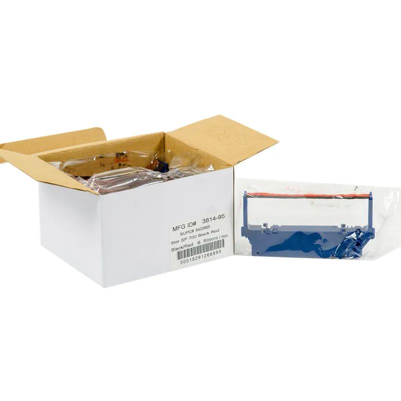 Register Ribbon Red Black 6/Case