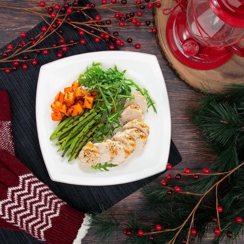 Solo® Bare® by Solo® Eco-Forward® Plate 10X10X0.777 IN Sugarcane Ivory Square 125 Count/Pack 4 Packs/Case 500 Count/Case