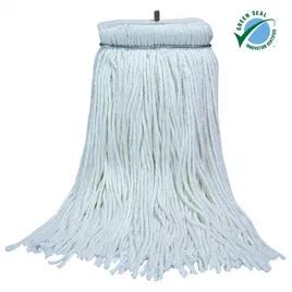 Mop Head 20 OZ White Rayon Polyester Metal 4PLY 1.25IN Narrow Headband 1/Each