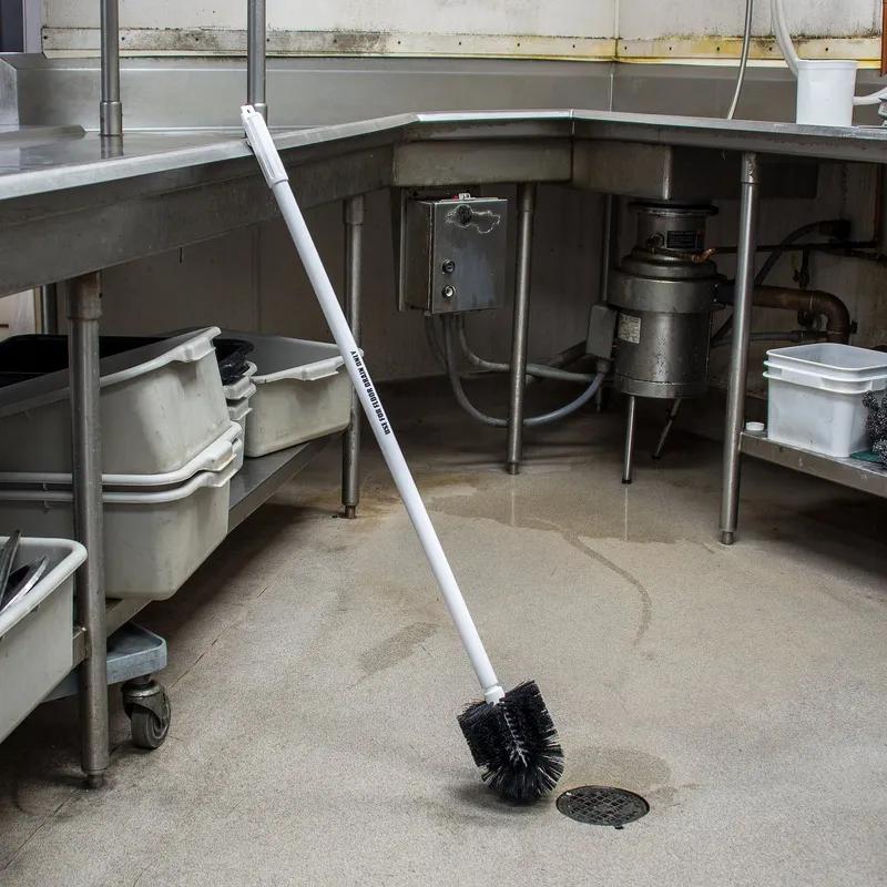 Sparta® Floor Brush Handle 1X1X1 IN Plastic White With 36IN Handle 1/Each