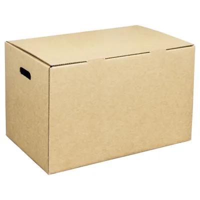 Take-Out Box 21X14X12.125 IN Corrugated Paperboard Kraft Rectangle 15/Case