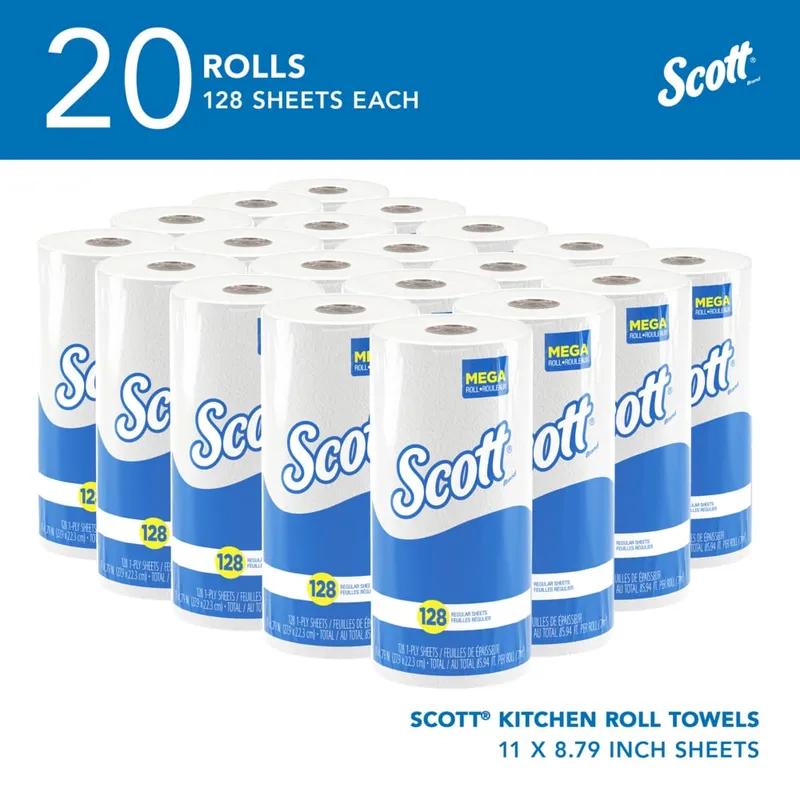 Scott® Roll Paper Towel 11X8.78 IN 1PLY White 1/Each
