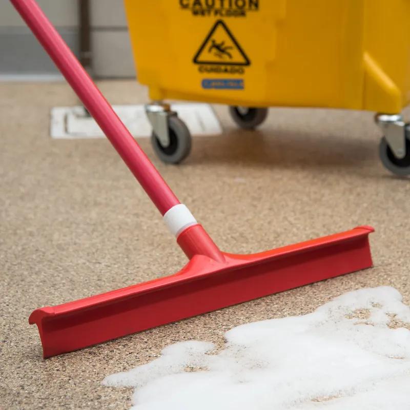 Sparta® Squeegee 20X1X3.50 IN Thermoplastic Rubber PP Red Single Blade 1/Each