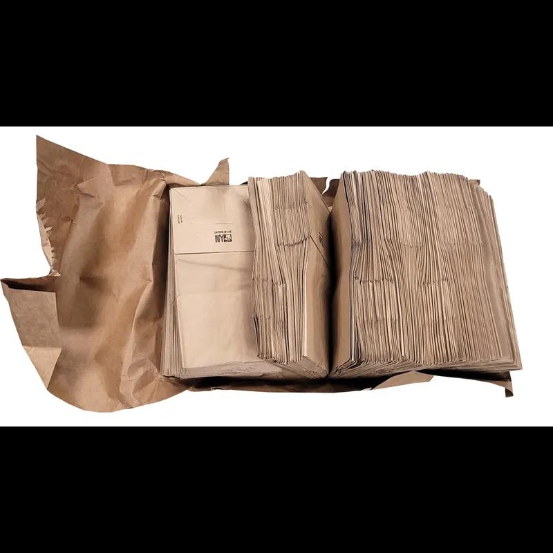 Grocery Bag Kraft Paper 25# Natural Squat 500/Pack