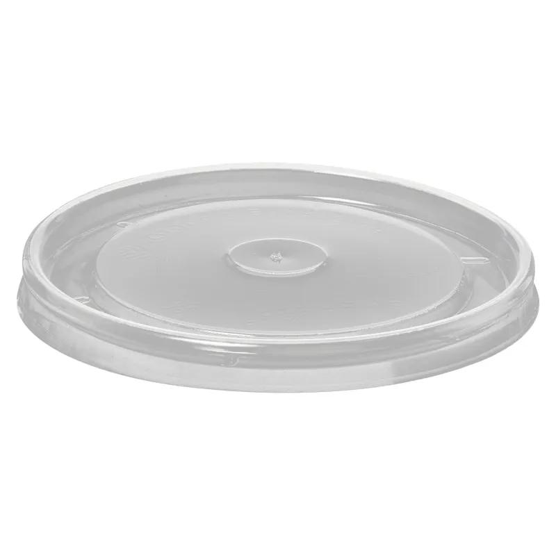 Lid Flat PP Clear Round For 6-16 OZ Hot Container Unhinged 1000/Case