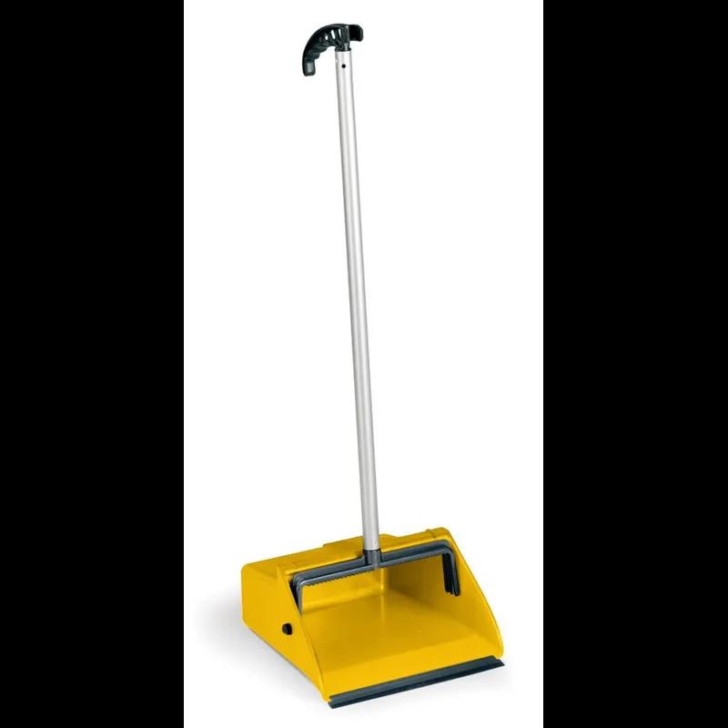 Dust Pan 10.5 IN Black Upright Jobby With Handle Fixed Grip Clip 6/Case